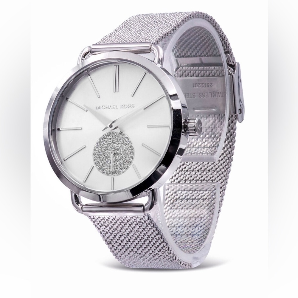 MICHAEL KORS “Portia” Stainless Steel Ladies Watch, MK3843 , NWT!
